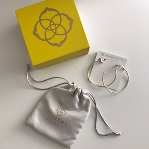 Kendra Scott Val Gold Hoops